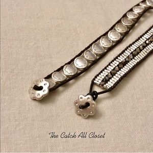 Set of 2 Beaded Bracelets